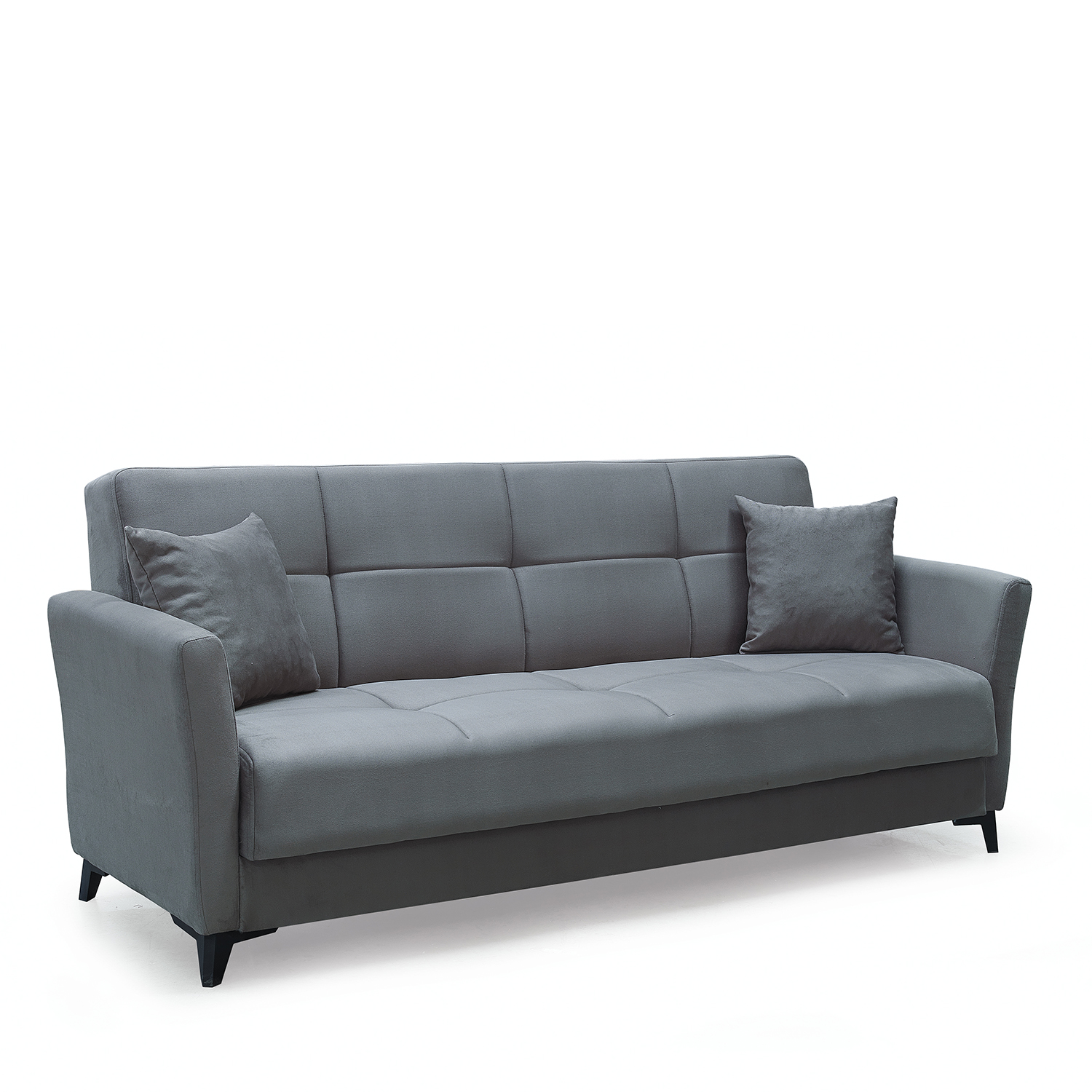 Καναπές Κρεβάτι Τριθέσιος ArteLibre JAVIER 3S Γκρι 210x84x86cm Arte-14210229