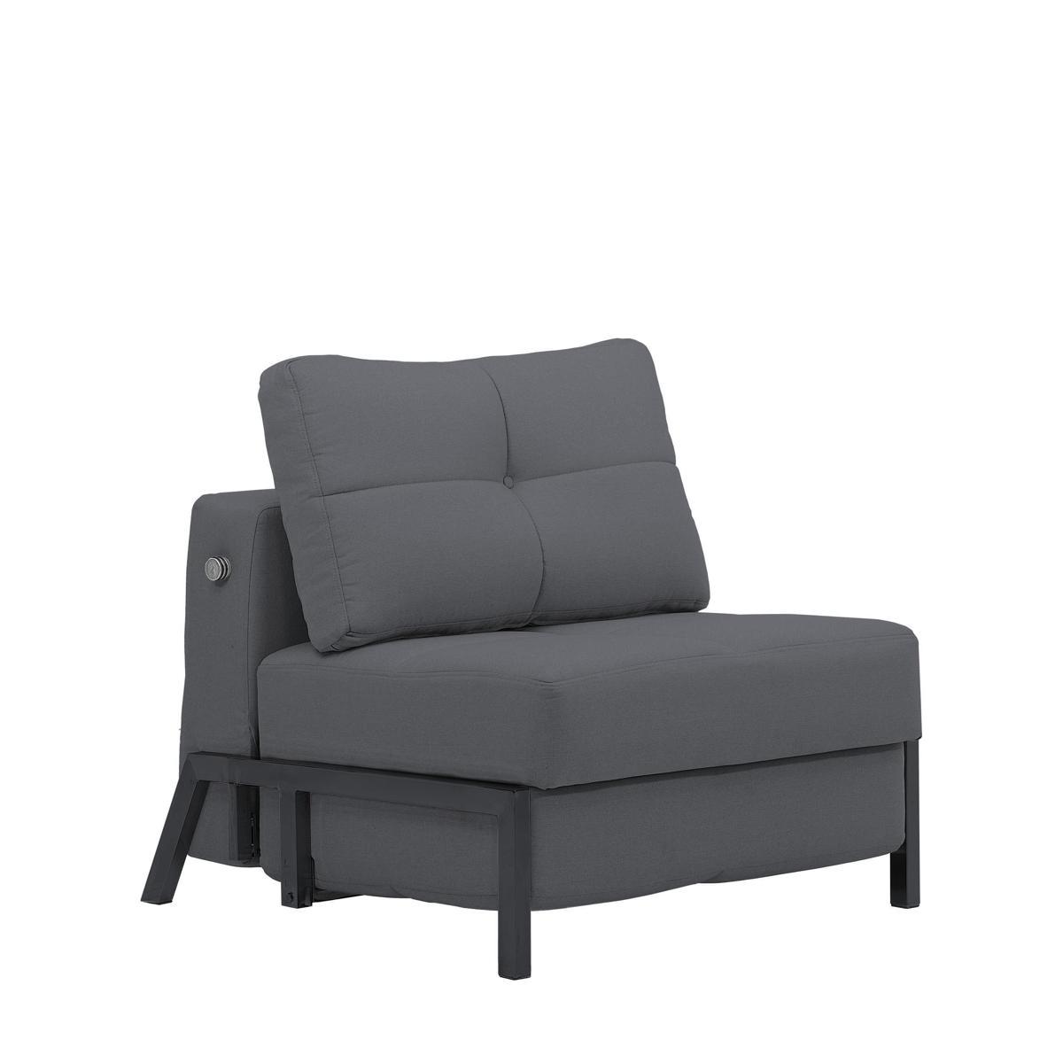 Πολυθρόνα ArteLibre OLIVER Σκούρο Γκρι 87x93x90cm Arte-14210231