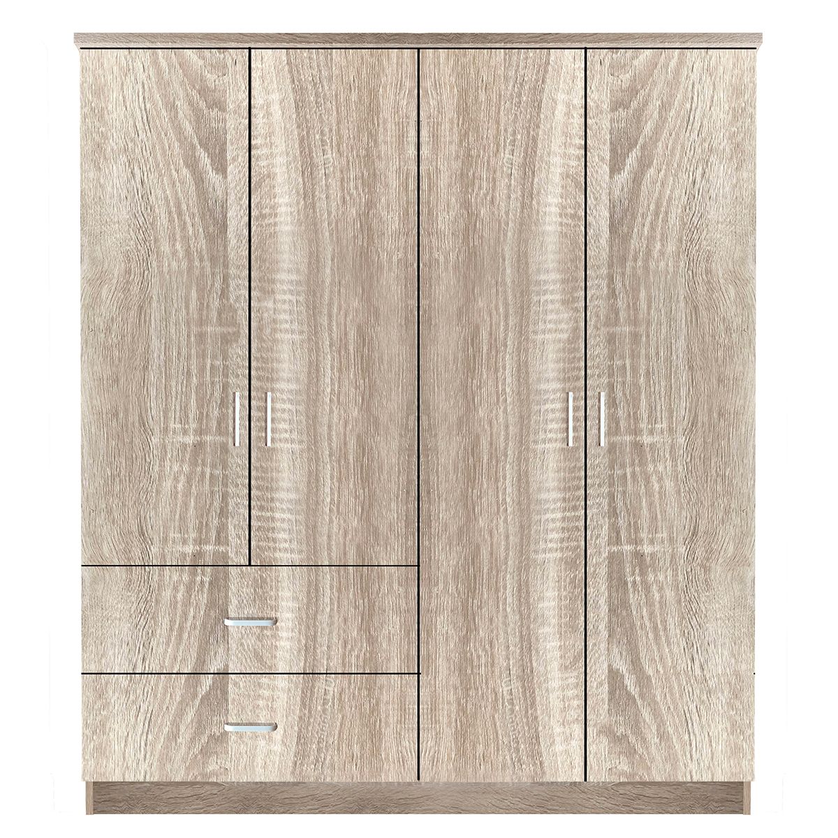 Ντουλάπα ArteLibre CANDY CANE Φυσικό Χρώμα 160x50x195cm Arte-14370021