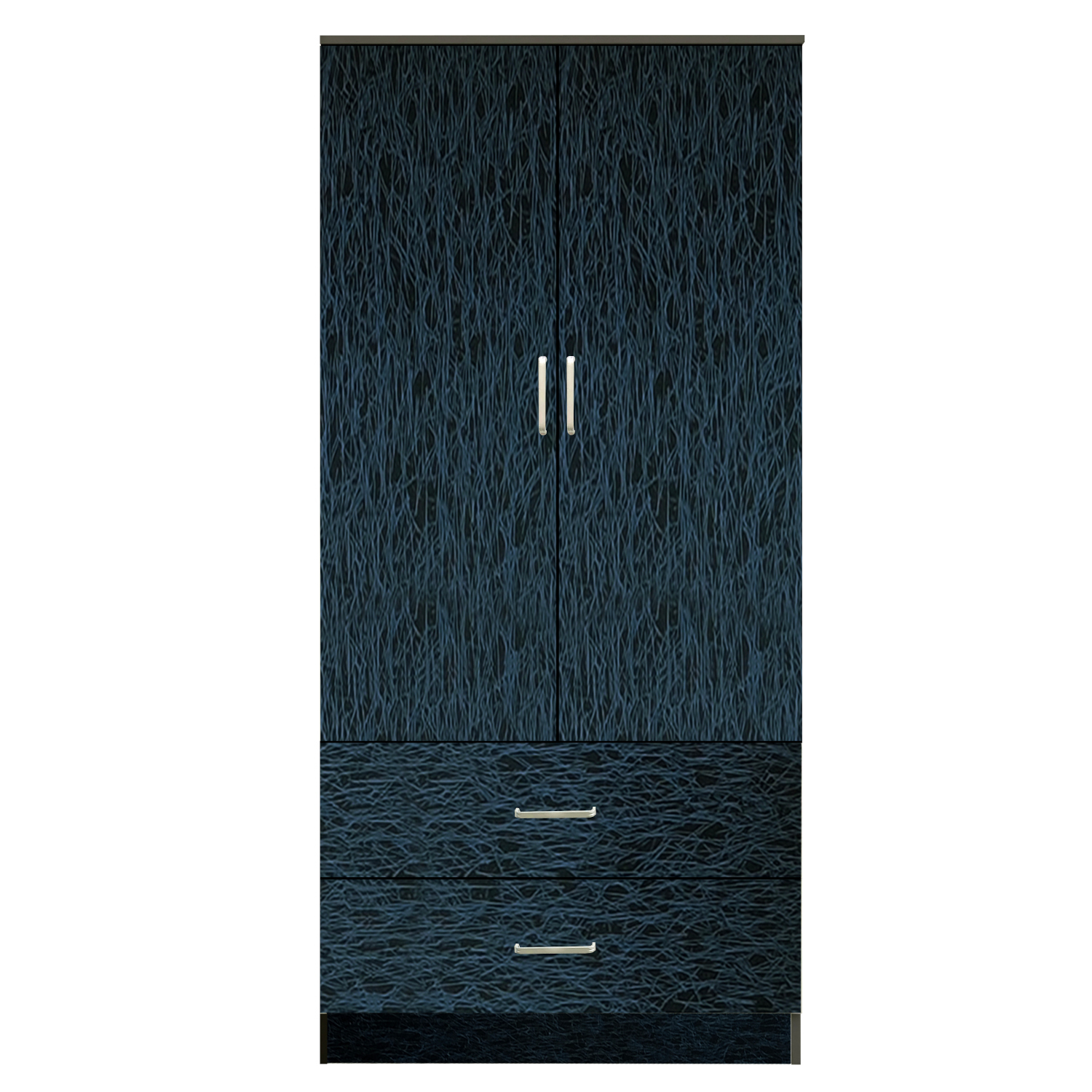 Ντουλάπα ArteLibre SWALLOWTAIL Μαύρο Μοριοσανίδα 80x50x180cm Ντουλάπα ArteLibre SWALLOWTAIL Μαύρο Μοριοσανίδα 80x50x180cm