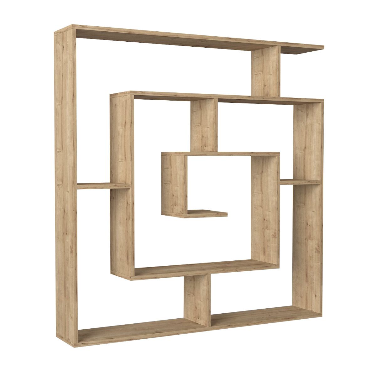 Βιβλιοθήκη ArteLibre Ithaki Φυσικό 125x22x130cm Arte-14410032