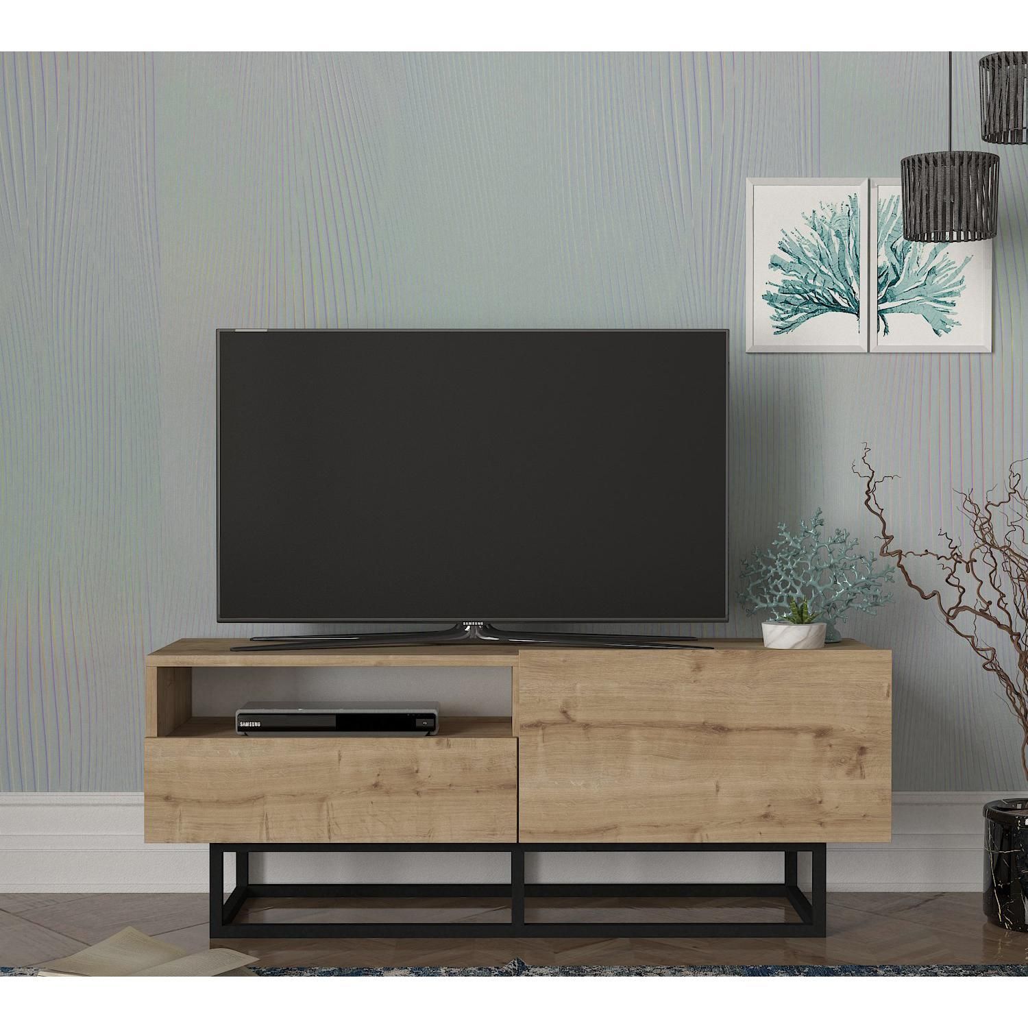 Έπιπλο Τηλεόρασης ArteLibre Ios Φυσικό 120x37x46cm Arte-14410051 Έπιπλο Τηλεόρασης ArteLibre Ios Φυσικό 120x37x46cm Arte-14410051