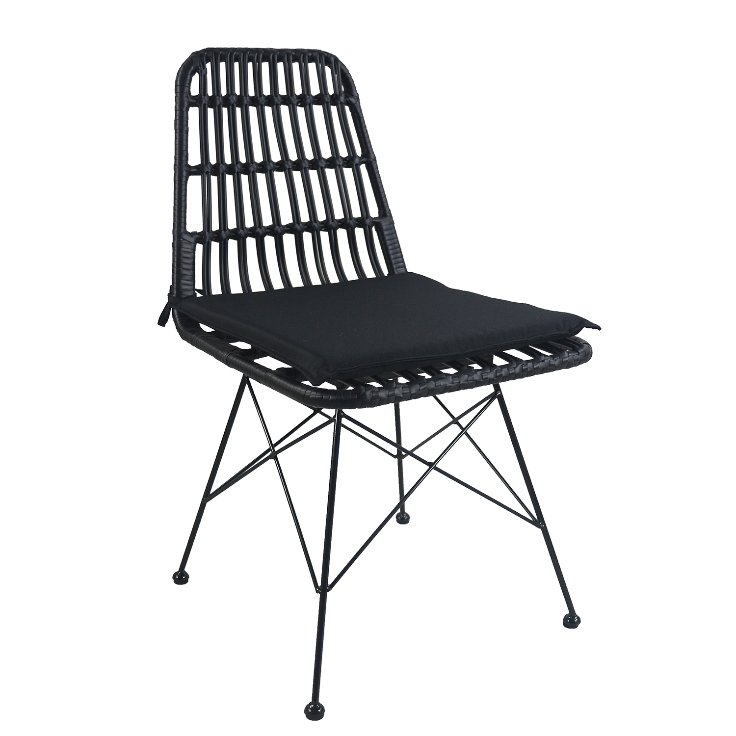 Καρέκλα Κήπου ArteLibre ALFONSE Μαύρο Μέταλλο/Rattan 47x62x81cm Arte-14510018 Καρέκλα Κήπου ArteLibre ALFONSE Μαύρο Μέταλλο/Rattan 47x62x81cm Arte-14510018