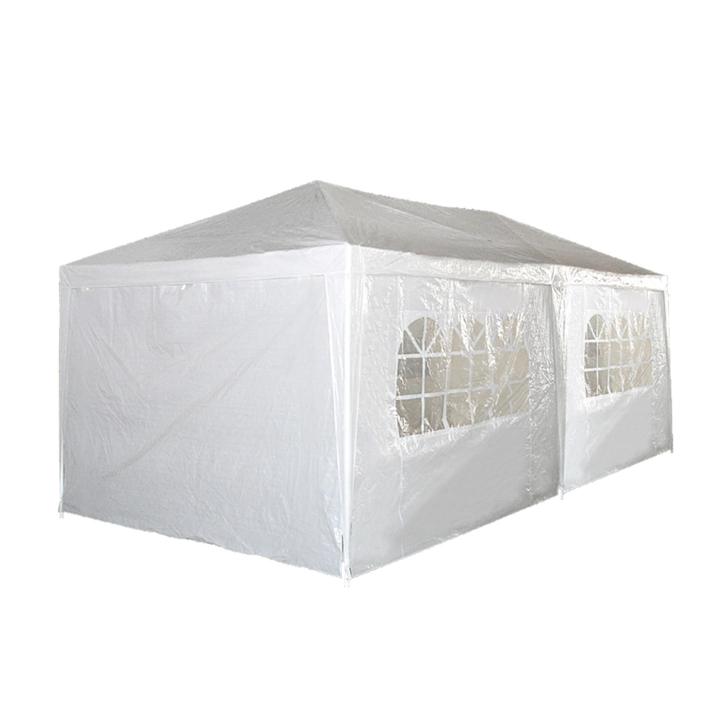 Κιόσκι ArteLibre Rania Λευκό PE 3x6x1.9-2.6m Κιόσκι ArteLibre Rania Λευκό PE 3x6x1.9-2.6m