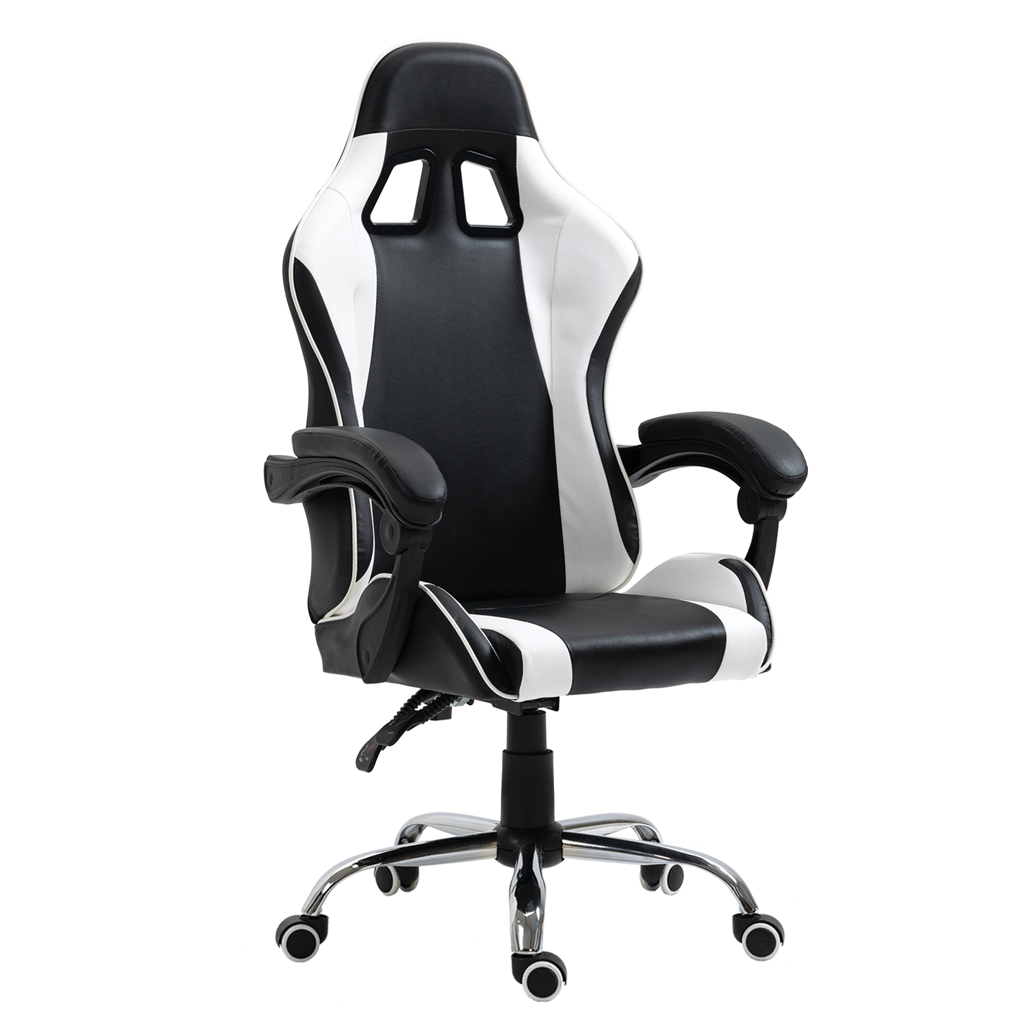Καρέκλα Γραφείου ArteLibre Gaming BRAY Λευκό/Μαύρο PVC 67x50x120-127cm Arte-14730008 Καρέκλα Γραφείου ArteLibre Gaming BRAY Λευκό/Μαύρο PVC 67x50x120-127cm Arte-14730008