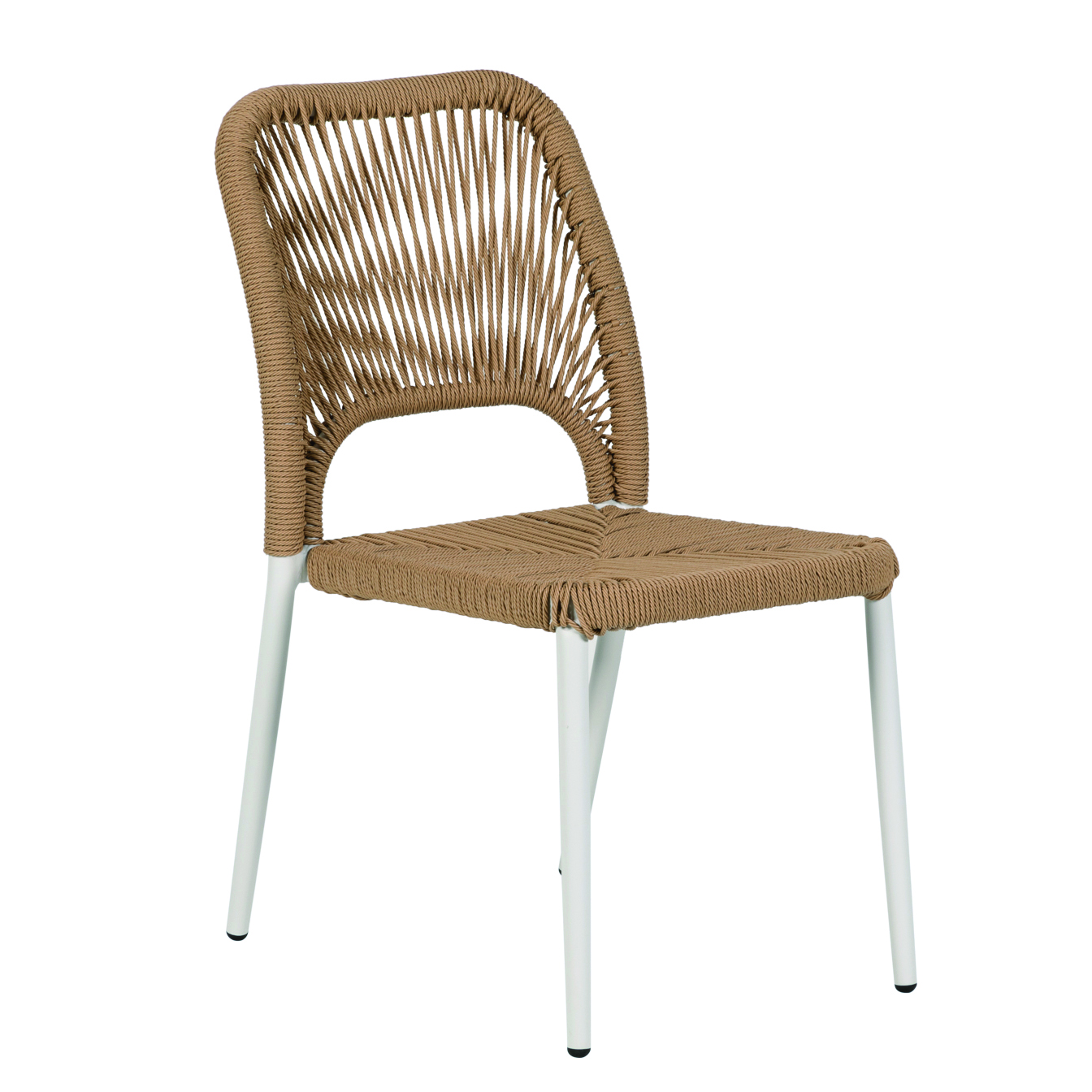 Καρέκλα Κήπου ArteLibre TINKISSO Λευκό/Φυσικό Αλουμίνιο/Rattan 45x63x82cm Καρέκλα Κήπου ArteLibre TINKISSO Λευκό/Φυσικό Αλουμίνιο/Rattan 45x63x82cm