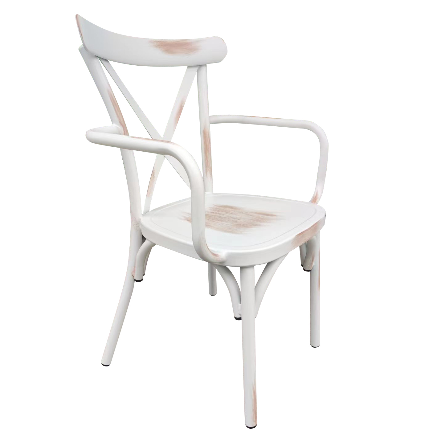 Καρέκλα Κήπου ArteLibre THOMSONS Λευκό Αντικέ Αλουμίνιο 52x52x87cm Arte-14840076 Καρέκλα Κήπου ArteLibre THOMSONS Λευκό Αντικέ Αλουμίνιο 52x52x87cm Arte-14840076