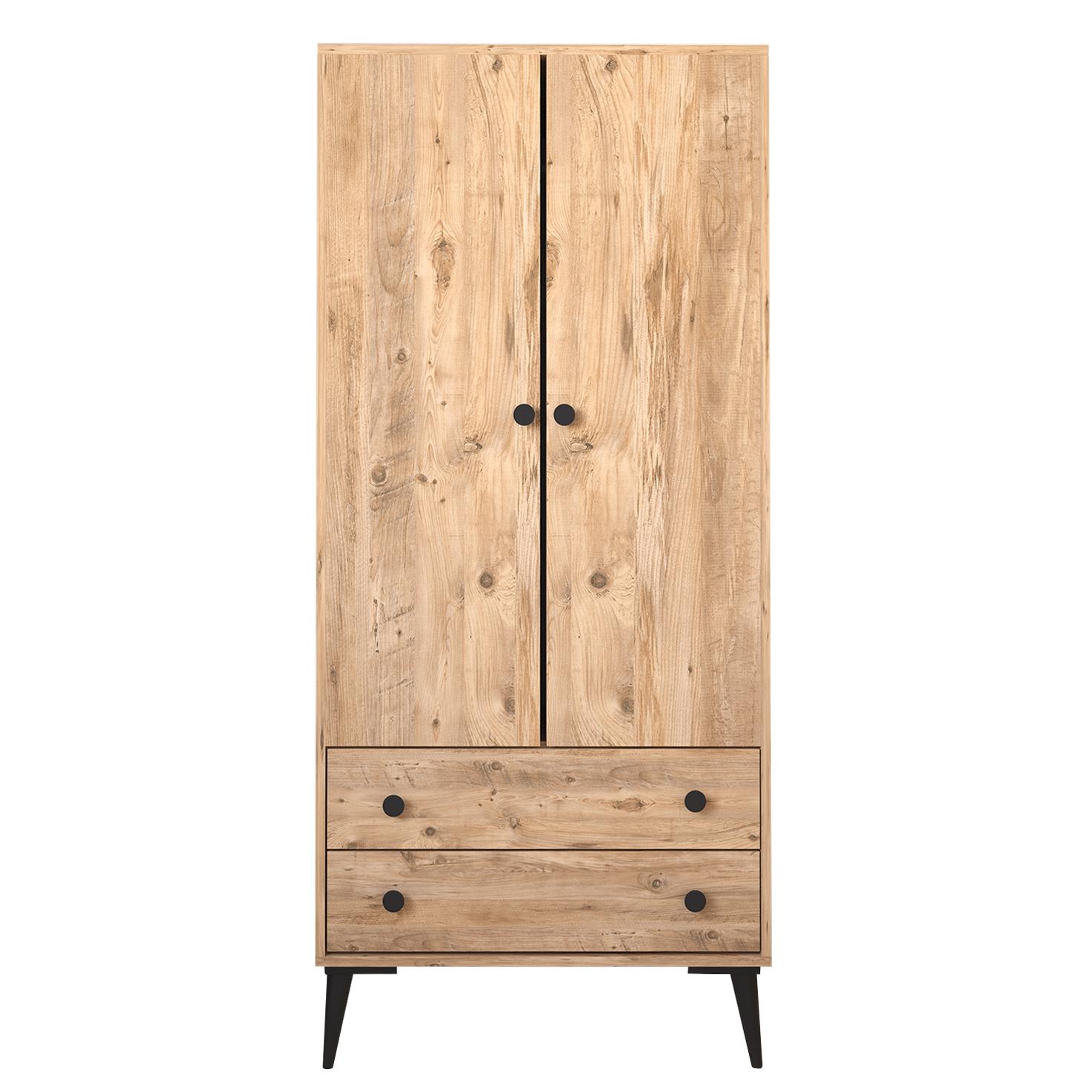 Ντουλάπα Δίφυλλη ArteLibre AMARI Δρυς Μοριοσανίδα 82x48x180cm Ντουλάπα Δίφυλλη ArteLibre AMARI Δρυς Μοριοσανίδα 82x48x180cm
