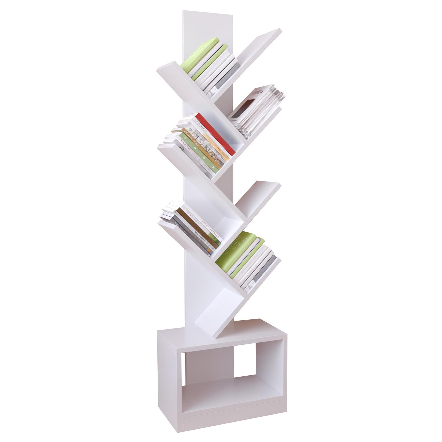 Βιβλιοθήκη ArteLibre BADRU Λευκό Μοριοσανίδα 40×19.5x150cm Βιβλιοθήκη ArteLibre BADRU Λευκό Μοριοσανίδα 40×19.5x150cm