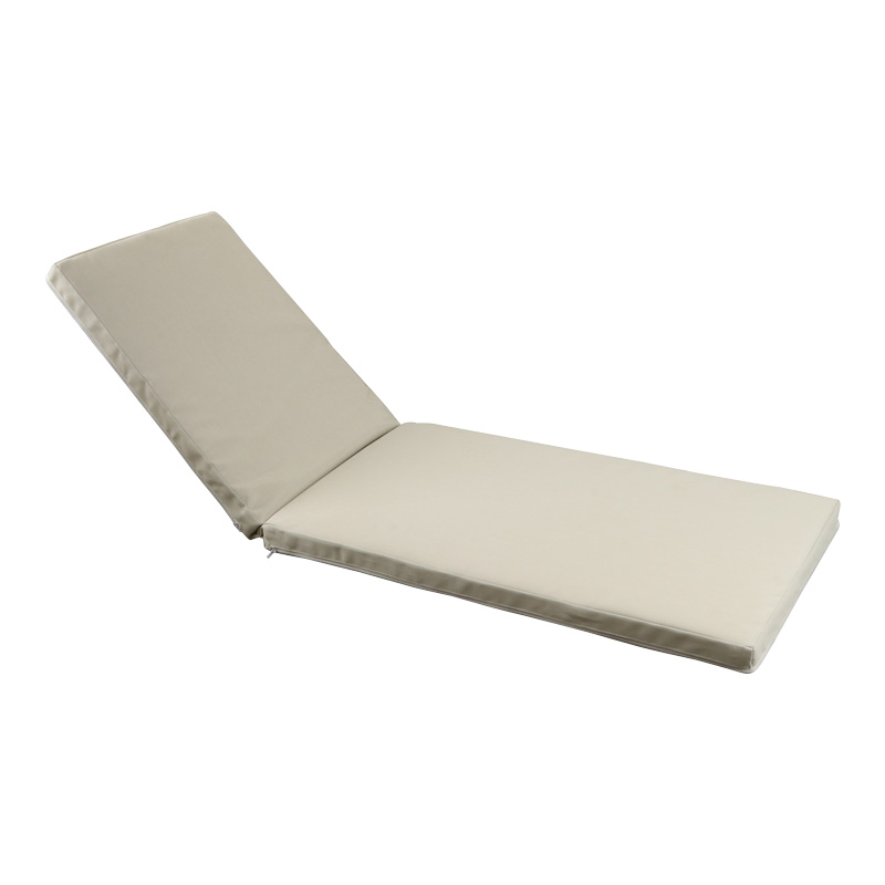 Μαξιλάρι Vertian pakoworld textilene σε μπεζ απόχρωση 58x194x7εκ