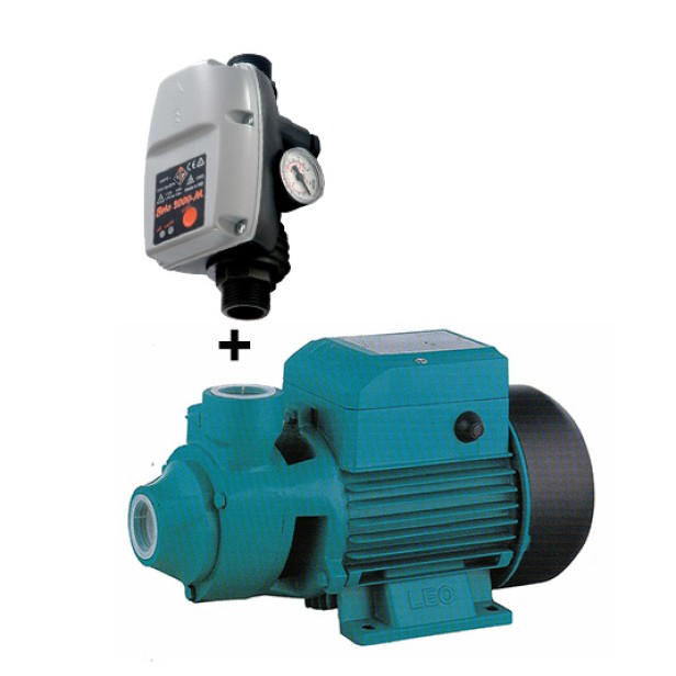 Πιεστικό Συγκρότημα Με Αντλία 0,50ΗΡ & Αυτόματο Control BRIO Ιταλίας KIDO-
618/96