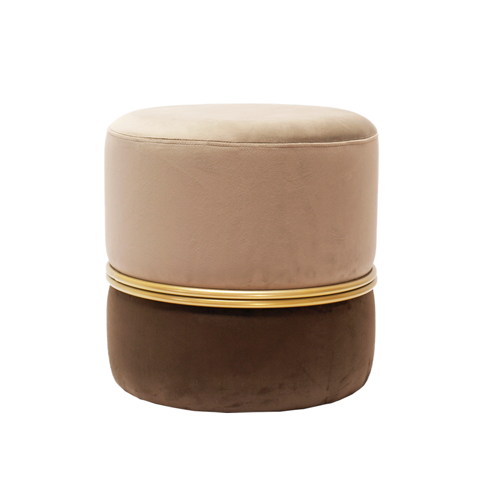 OMBRE ΣΚΑΜΠΩ BEIGE ΚΑΦΕ D40xH40cm 16-0457