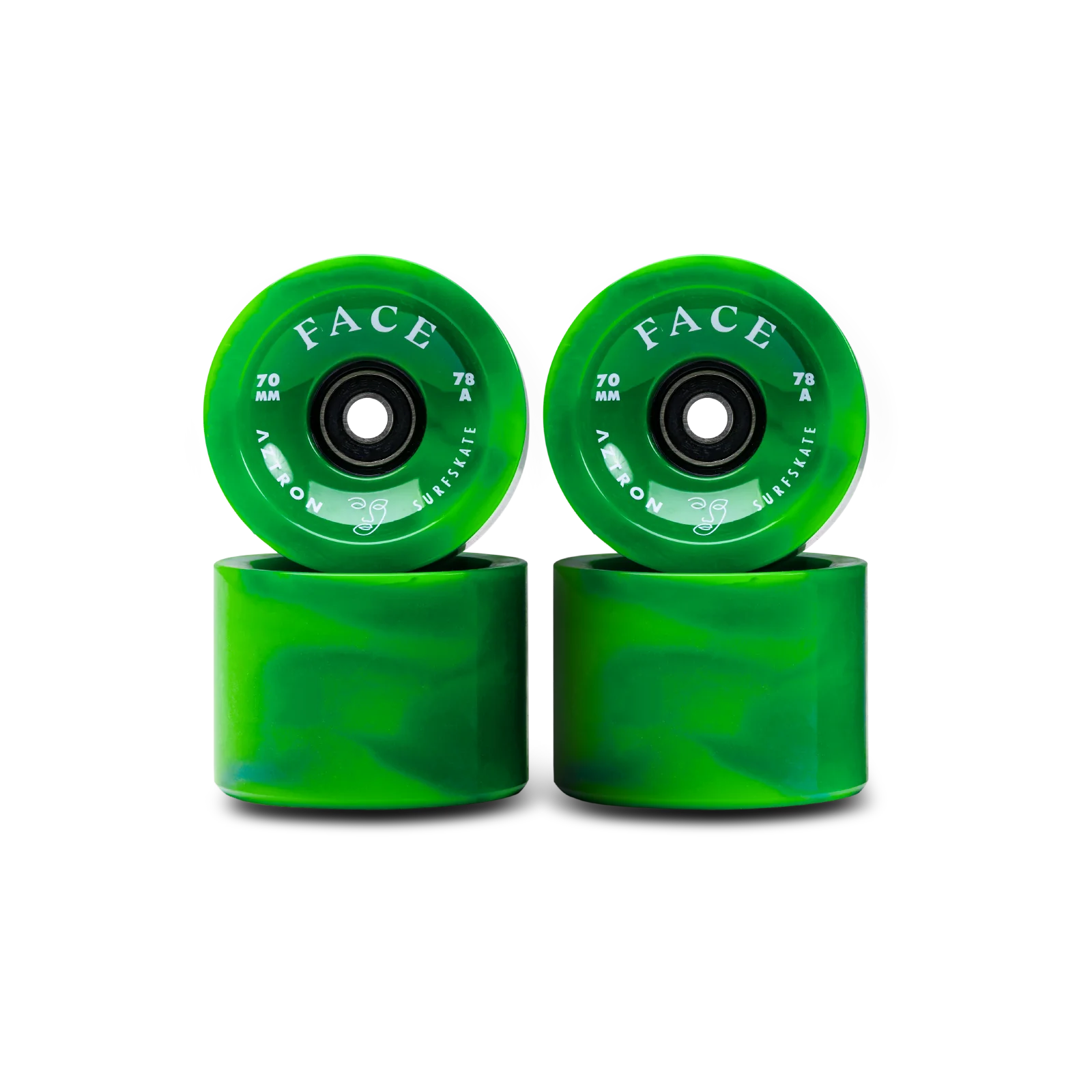 Aztron Surfskate WHEELS Fern Green AC-WH060 VIKI-105648 Aztron Surfskate WHEELS Fern Green AC-WH060 VIKI-105648