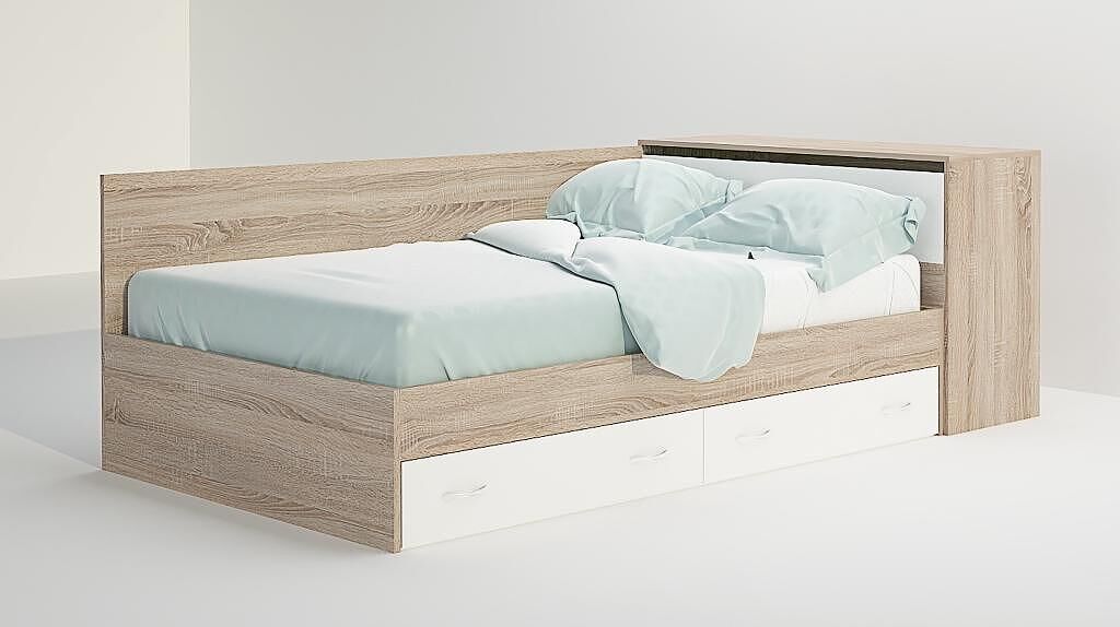 Κρεβάτι με συρτάρια και μπαούλο Andrea 120×190 DIOMMI 31-080 DIOMMI-31-080