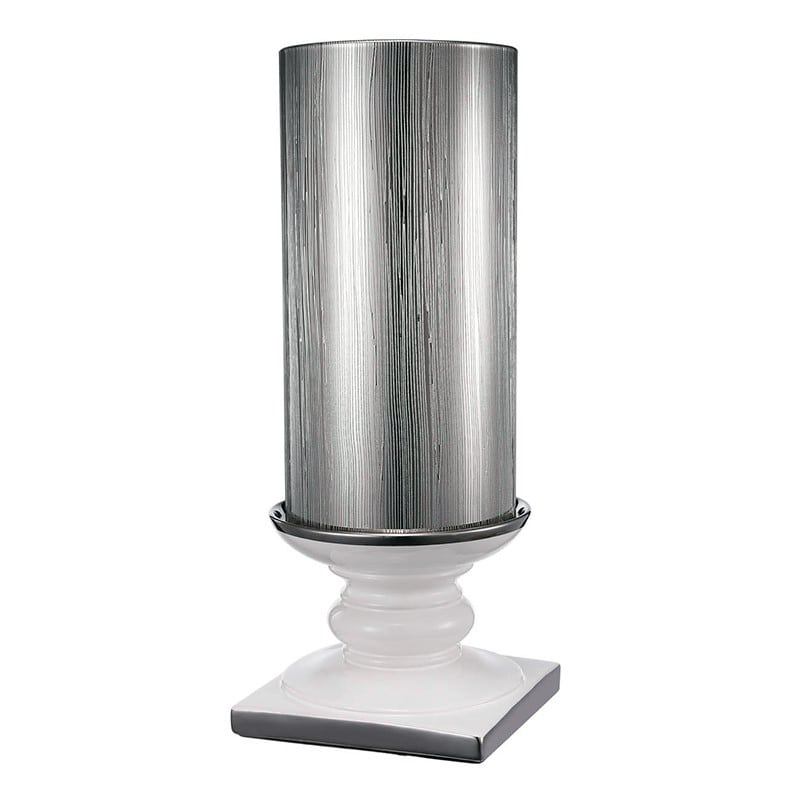 Artekko Merida Μεταλλικό Ασημί Πορτατίφ (E14) Artekko 1729