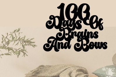 Intra απο ξύλο plywood 3mm-4mm πάχος Days of Brains and Bows  Δίασταση 40x40 cm INTRAFABR-88234331