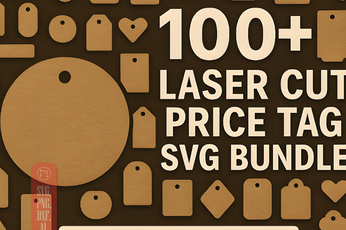 Σετ των 2 Intra απο ξύλο plywood 3mm-4mm πάχος 100+ Tag Mega Δίασταση 30x20 cm INTRAFABR-125104538