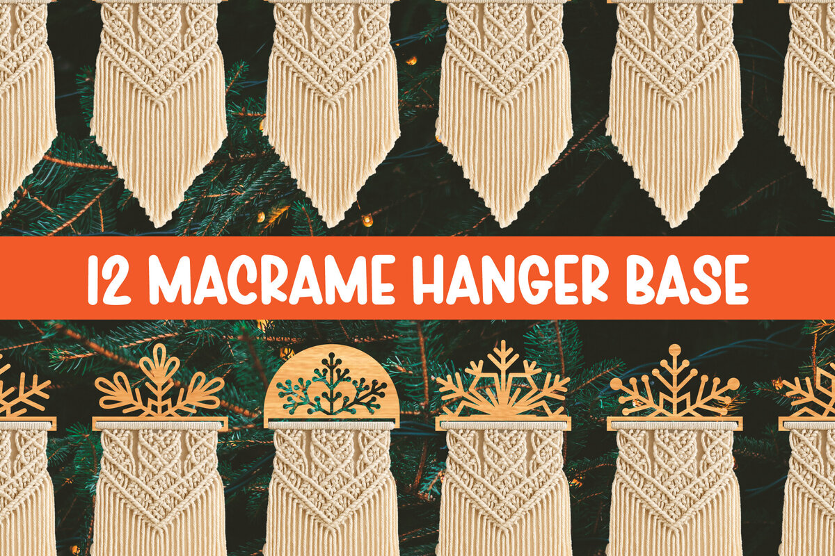 Σετ των 2 Intra απο ξύλο plywood 3mm-4mm πάχος 12 Snowflake Holder Macrame Cut  Δίασταση 15x15 cm INTRAFABR-122665378