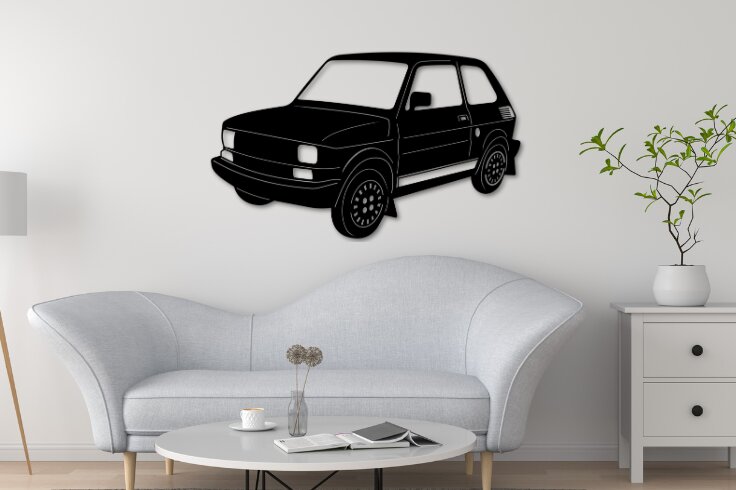 Σετ των 3 Intra απο ξύλο plywood 3mm-4mm πάχος Μοντέλο αυτοκινήτου 126p Δίασταση 15x15 cm INTRAFABR-109662034