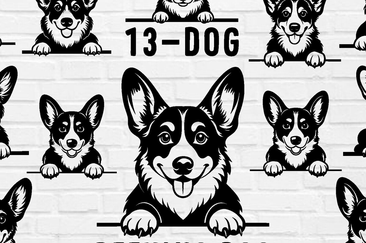 Intra απο ξύλο plywood 3mm-4mm πάχος 13-PEEKING DOG Cut  Δίασταση 40x40 cm INTRAFABR-106762055