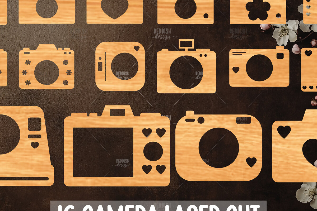 Intra απο ξύλο plywood 3mm-4mm πάχος 16 Μινιμαλιστικό σχέδιο κοπής με λέιζερ κάμερας Δίασταση 30x20 cm INTRAFABR-120886560