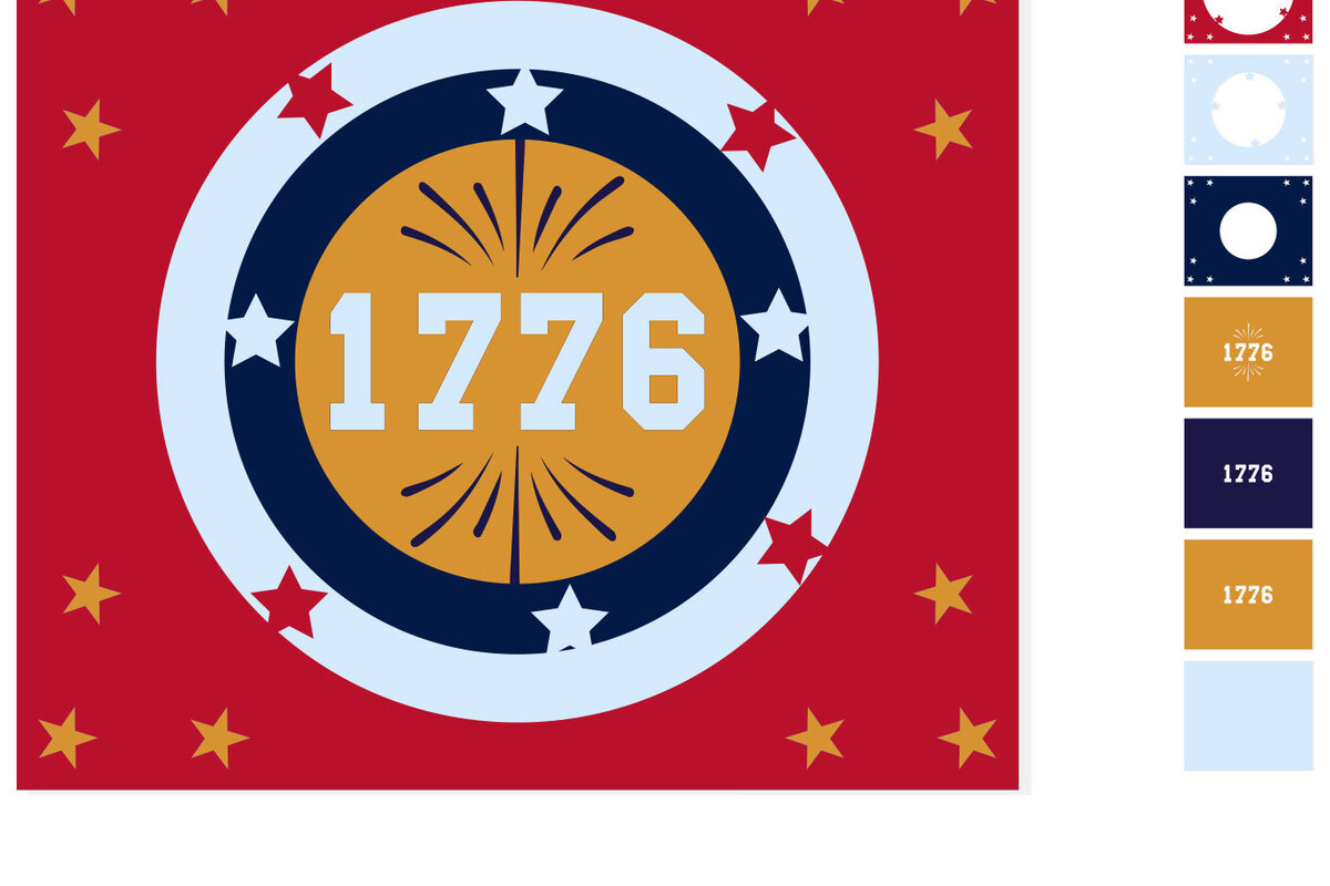 Intra απο ξύλο plywood 3mm-4mm πάχος 1776 - 4 Ιουλίου Κοπή σε στρώσεις χαρτιού Δίασταση 3600x3600 cm INTRAFABR-97651268