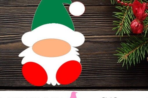 Σετ των 3 Intra απο ξύλο plywood 3mm-4mm πάχος Στολίδι Gnome 2 Layer - Δίασταση 8x8 cm INTRAFABR-45594209