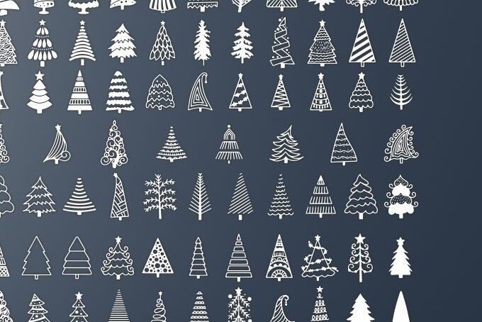 Σετ των 3 Intra απο ξύλο plywood 3mm-4mm πάχος 236 τμχ Στολίδι Χριστουγεννιάτικου Δέντρου Δίασταση 3x3 cm INTRAFABR-38314656