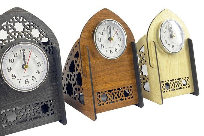 Intra απο ξύλο plywood 3mm-4mm πάχος 3 Μοντέλα Επιτραπέζιο Ρολόι Γραφείου Προϊόν Δίασταση 30x20 cm INTRAFABR-38046528