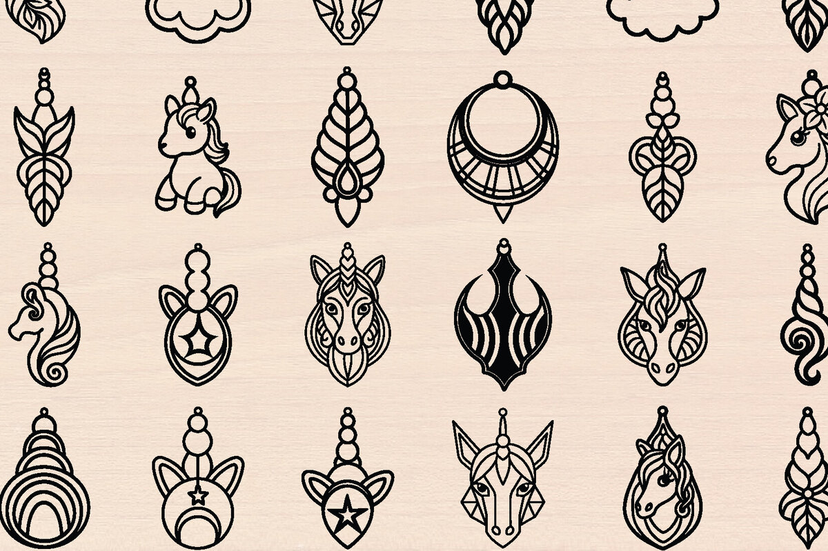 Intra απο ξύλο plywood 3mm-4mm πάχος με 30 σκουλαρίκια Unicorn Δίασταση 3000x3000 cm INTRAFABR-120655527