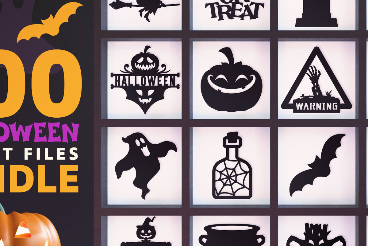 Intra απο ξύλο plywood 3mm-4mm πάχος αποκοπής αρχείων 300 Halloween Δίασταση 30x30 cm INTRAFABR-15281217