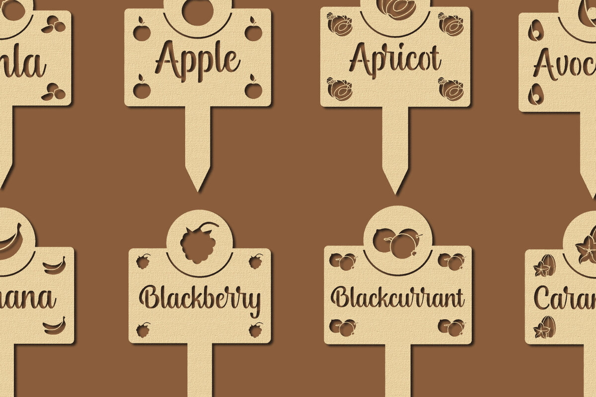 Intra απο ξύλο plywood 3mm-4mm πάχος 35 περικοπής Fruit Garden Stake Δίασταση 40x40 cm INTRAFABR-70304356