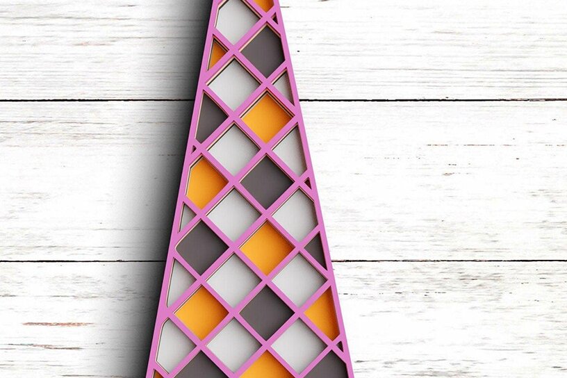 Intra απο ξύλο plywood 3mm-4mm πάχος 3D 5 Layer Halloween Gnome Δίασταση 30x30 cm INTRAFABR-76865804