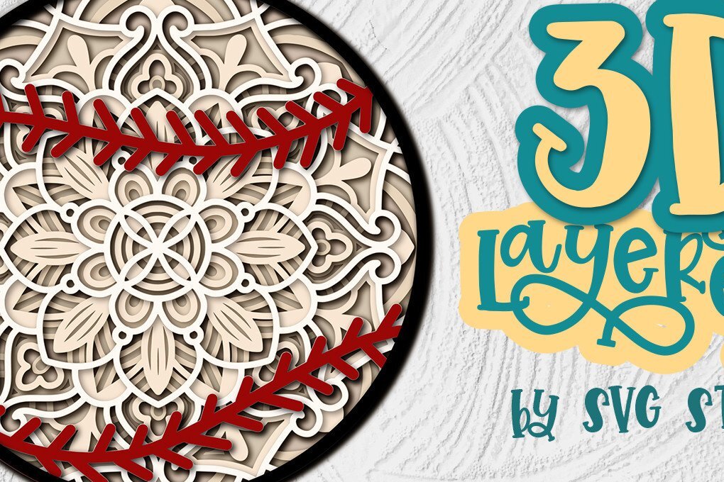 Intra απο ξύλο plywood 3mm-4mm πάχος 3D Baseball Layered Ball Sport Game Δίασταση 30x20 cm INTRAFABR-35514284