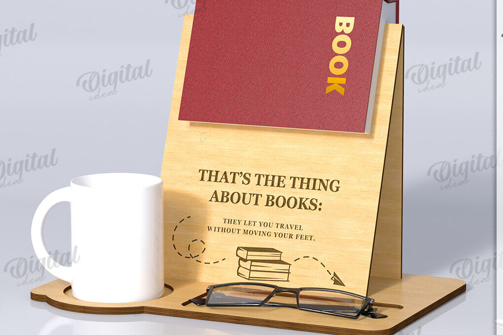 Intra απο ξύλο plywood 3mm-4mm πάχος με βάση 3D βιβλίου. Διακόσμηση σπιτιού Δίασταση 30x20 cm INTRAFABR-121588959