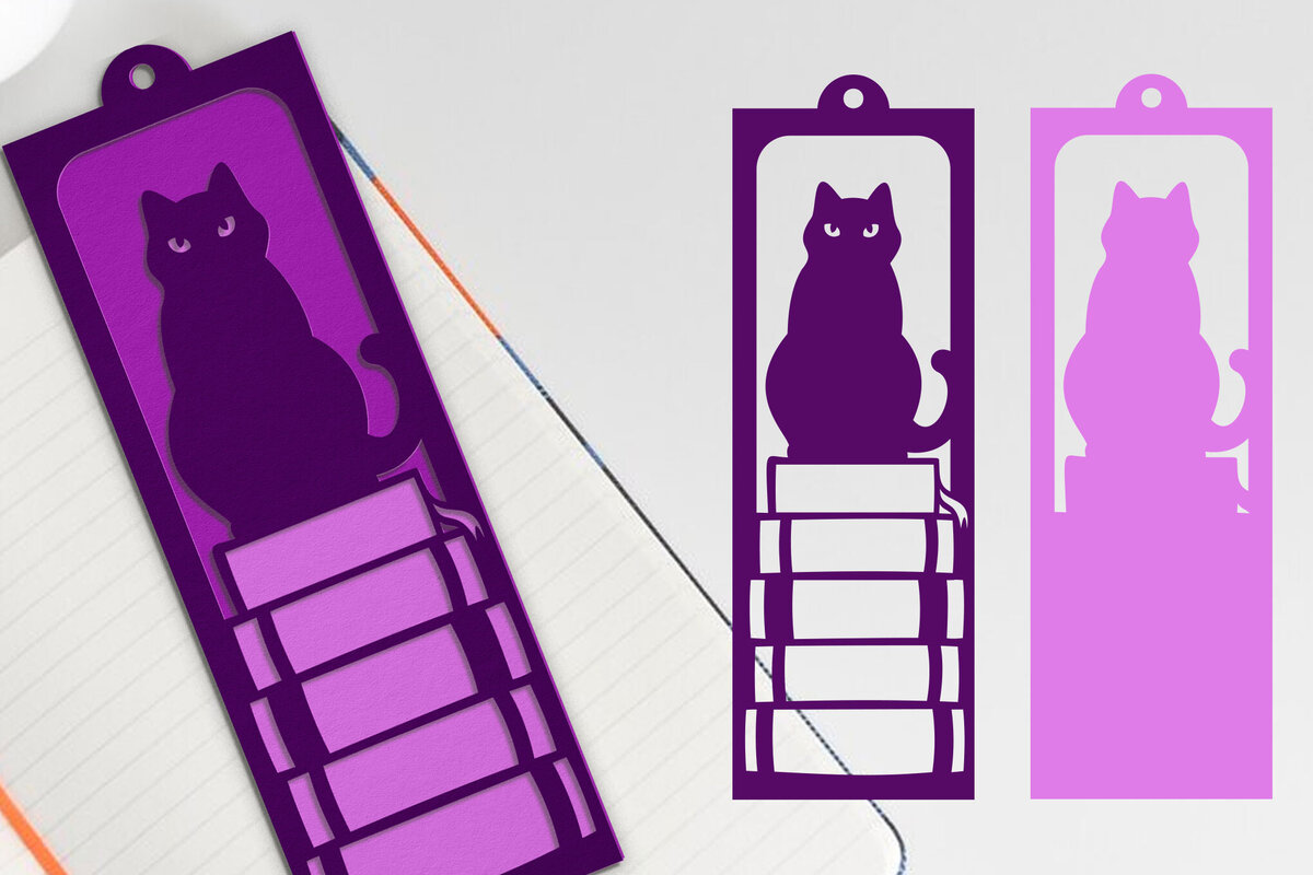 Σετ των 2 Intra απο ξύλο plywood 3mm-4mm πάχος 3D σελιδοδείκτης . Σελιδοδείκτης με στρώσεις χαρτιού Δίασταση 10x20 cm INTRAFABR-81414749