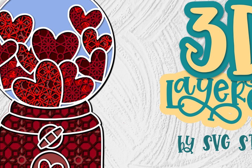 Intra απο ξύλο plywood 3mm-4mm πάχος 3D Candy Machine Layered Design Δίασταση 30x20 cm INTRAFABR-35579748