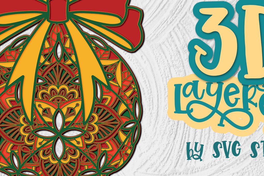 Intra απο ξύλο plywood 3mm-4mm πάχος 3D Χριστουγεννιάτικη Μπάλα 01 Δέντρο Διακόσμηση Δίασταση 30x20 cm INTRAFABR-35578270