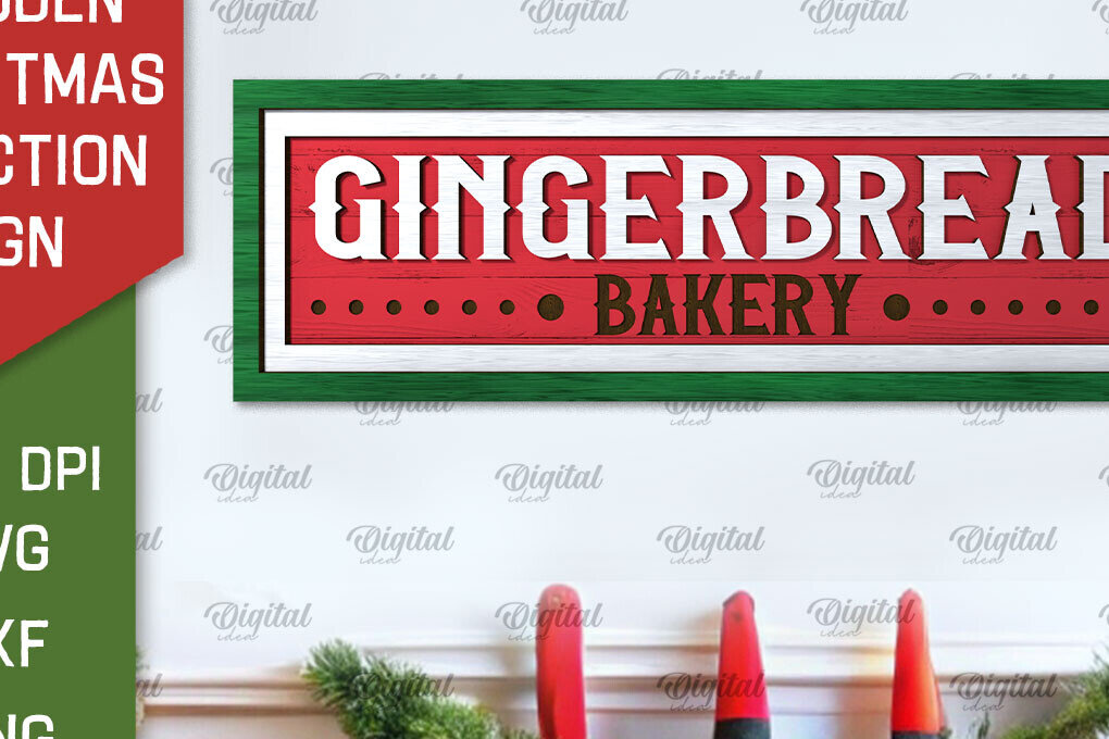 Σετ των 2 Intra απο ξύλο plywood 3mm-4mm πάχος Τρισδιάστατη χριστουγεννιάτικη πινακίδα κατεύθυνσης Δίασταση 15x15 cm INTRAFABR-105695437