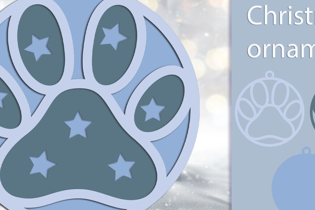 Σετ των 3 Intra απο ξύλο plywood 3mm-4mm πάχος Τρισδιάστατο χριστουγεννιάτικο στολίδι Δίασταση 8x8 cm INTRAFABR-109675651