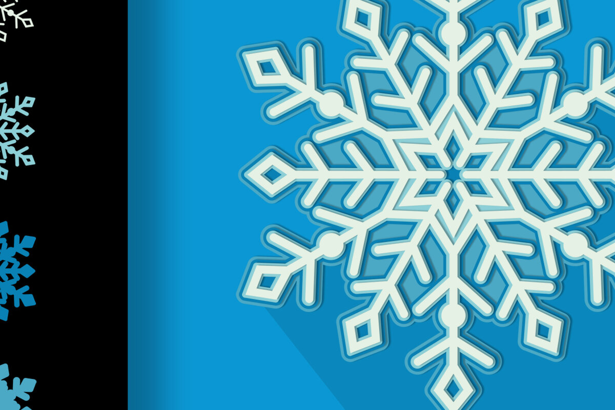 Σετ των 2 Intra απο ξύλο plywood 3mm-4mm πάχος 3D Χριστουγεννιάτικη νιφάδα χιονιού Δίασταση 15x15 cm INTRAFABR-18123377