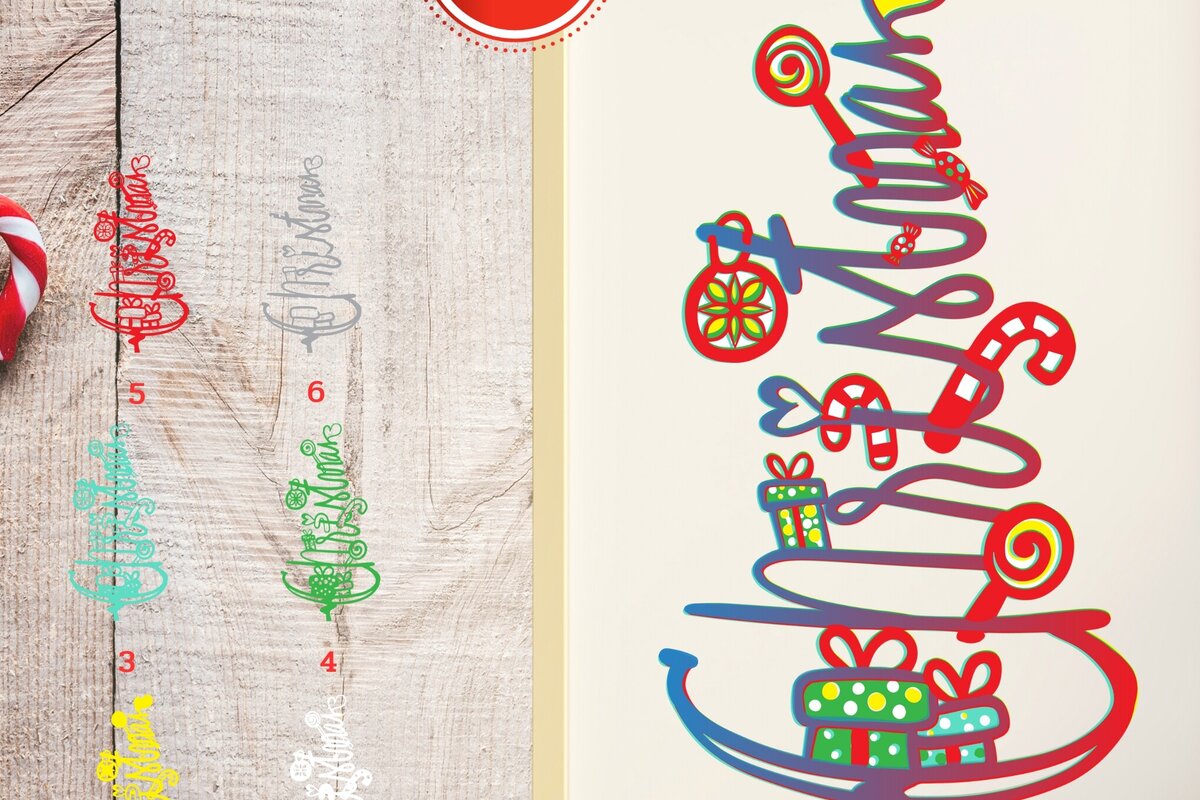 Intra απο ξύλο plywood 3mm-4mm πάχος τρισδιάστατο χριστουγεννιάτικο δέντρο Δίασταση 30x20 cm INTRAFABR-86426283