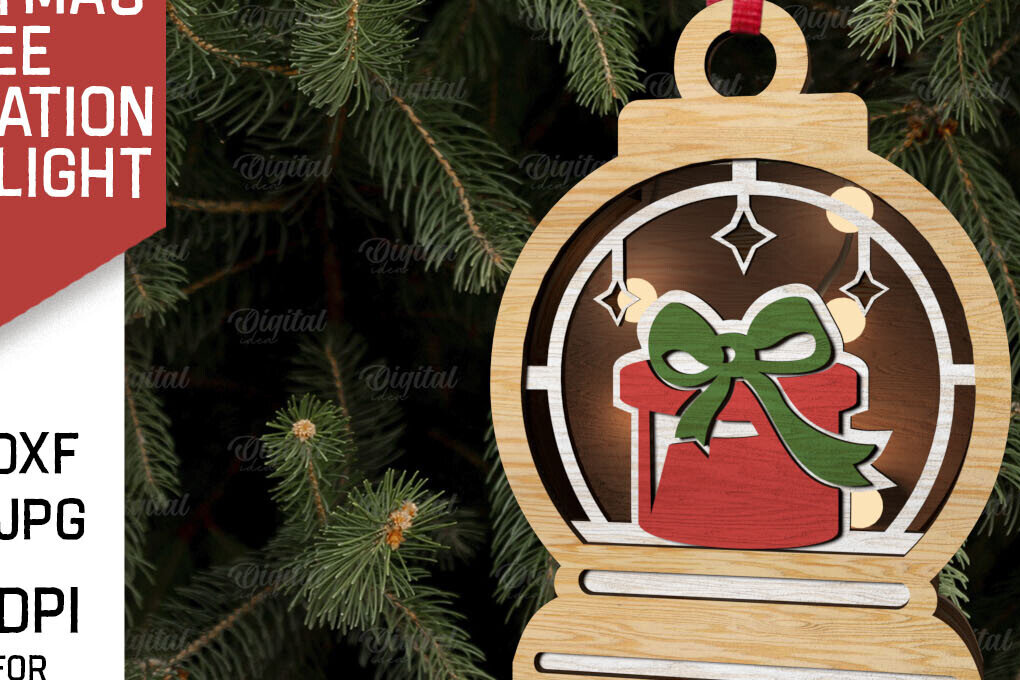 Intra απο ξύλο plywood 3mm-4mm πάχος Τρισδιάστατη διακόσμηση Χριστουγεννιάτικου Δέντρου Δίασταση 15x15 cm INTRAFABR-107623070