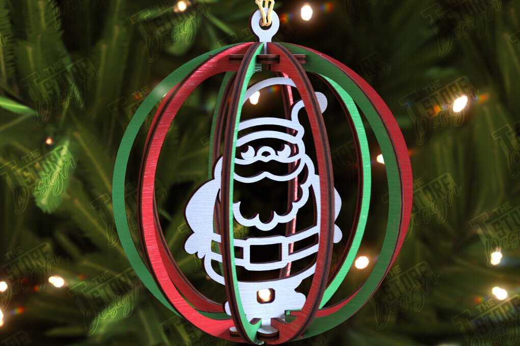 Intra απο ξύλο plywood 3mm-4mm πάχος 3D Παιχνίδι Χριστουγεννιάτικου Δέντρου | Διακόσμηση διακοπών Δίασταση 15x15 cm INTRAFABR-106124650