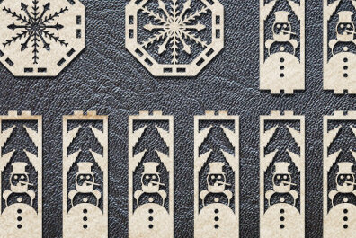 Intra απο ξύλο plywood 3mm-4mm πάχος 3D Χριστουγεννιάτικο ξύλινο φανάρι με λέιζερ Δίασταση 15x15 cm INTRAFABR-50267896