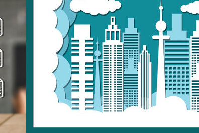 Intra απο ξύλο plywood 3mm-4mm πάχος τρισδιάστατου κιβωτίου σκιάς αστικό τοπίο Δίασταση 25x25 cm INTRAFABR-59644003