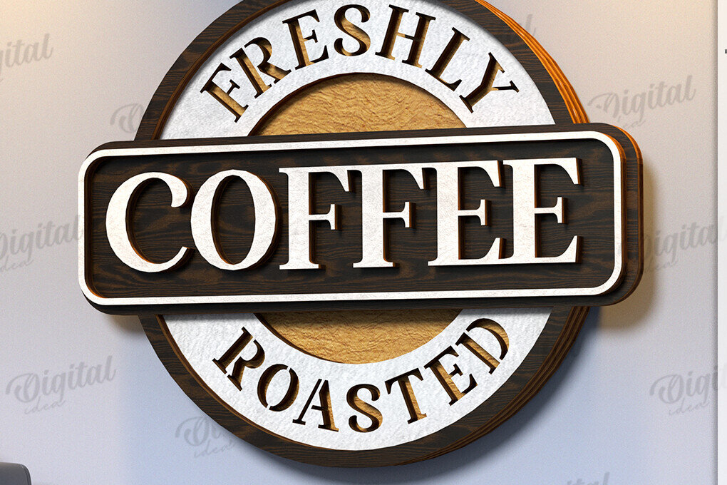 Intra απο ξύλο plywood 3mm-4mm πάχος Κόψιμο με λέιζερ τρισδιάστατη πινακίδα καφέ Δίασταση 30x20 cm INTRAFABR-121121061