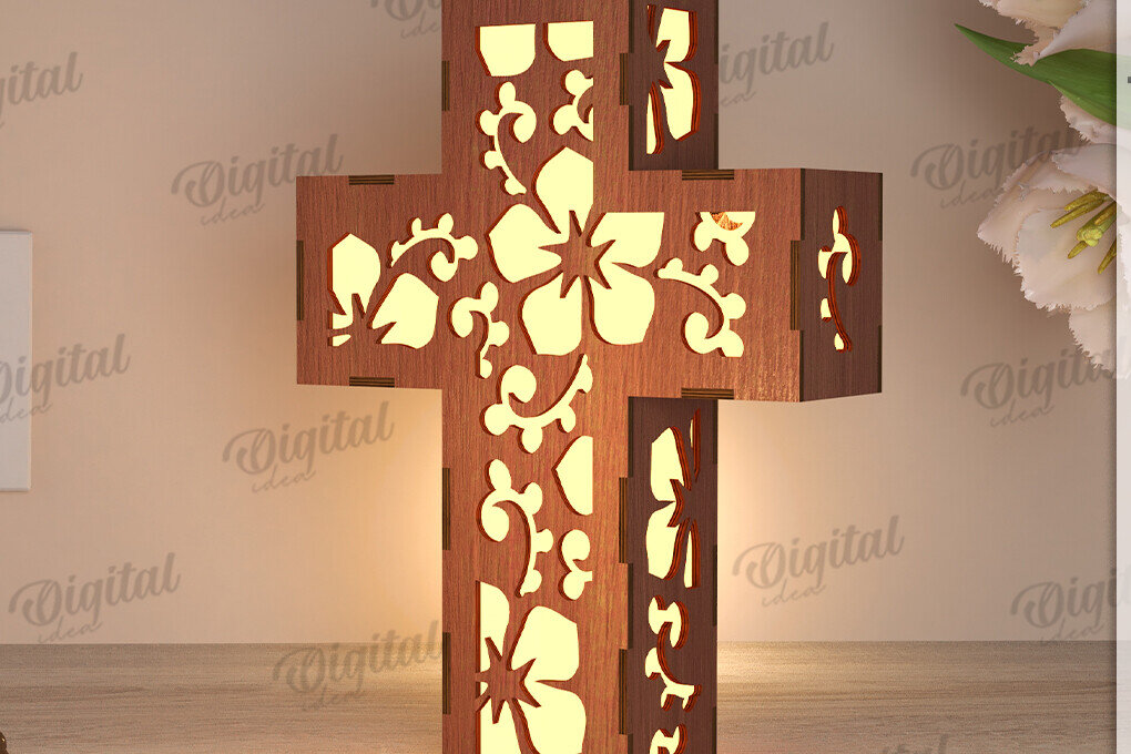 Intra απο ξύλο plywood 3mm-4mm πάχος Τρισδιάστατη λάμπα κοπής με λέιζερ Δίασταση 30x20 cm INTRAFABR-119722092