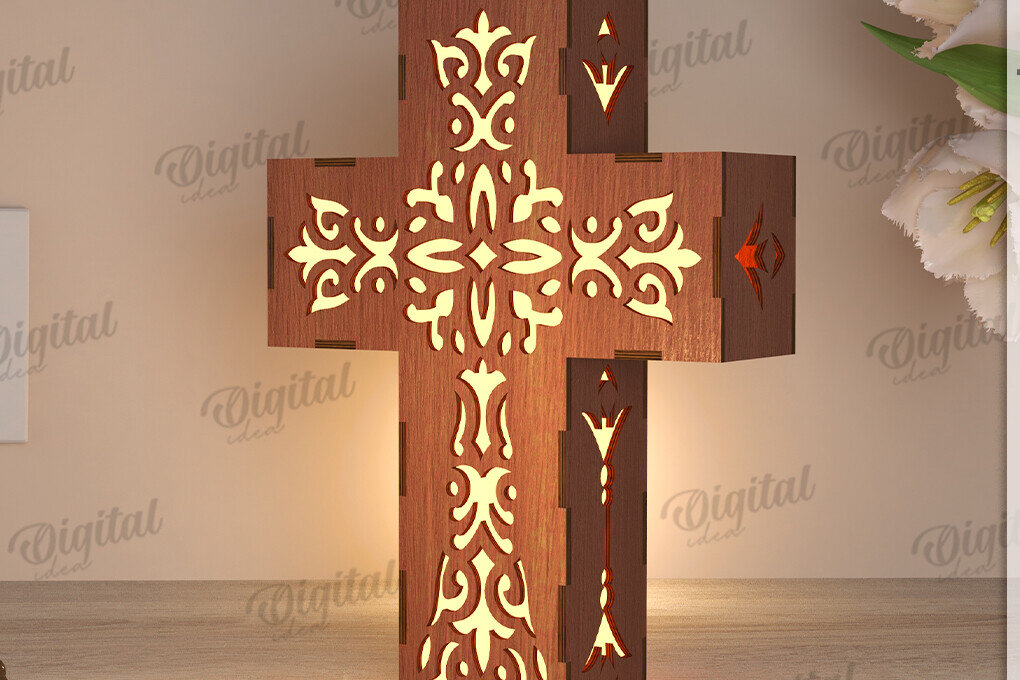 Intra απο ξύλο plywood 3mm-4mm πάχος Τρισδιάστατη λάμπα κοπής με λέιζερ Δίασταση 30x20 cm INTRAFABR-119721832