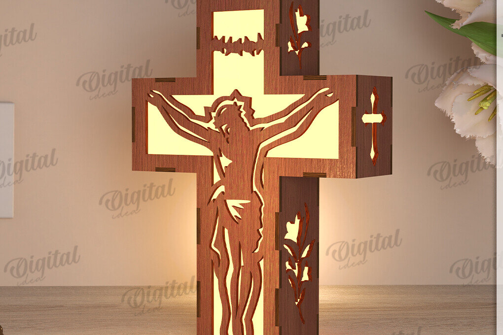 Intra απο ξύλο plywood 3mm-4mm πάχος Τρισδιάστατη λάμπα κοπής με λέιζερ Δίασταση 30x20 cm INTRAFABR-119722012